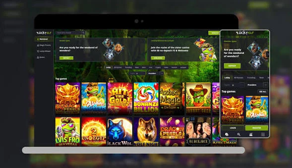 LuckyElf Casino App Screenshot
